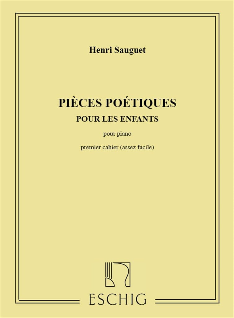 Pieces Poetiques N 1 Piano